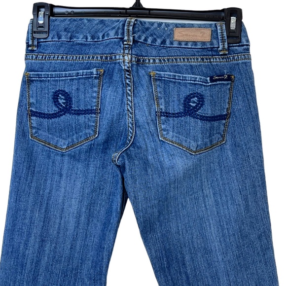 Seven7 Seven Medium Wash Boot Cut jeans Size 27 - Picture 14 of 14